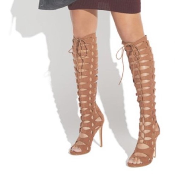 LACE UP GLADIATOR HEELS (New) - Picture 2 of 3